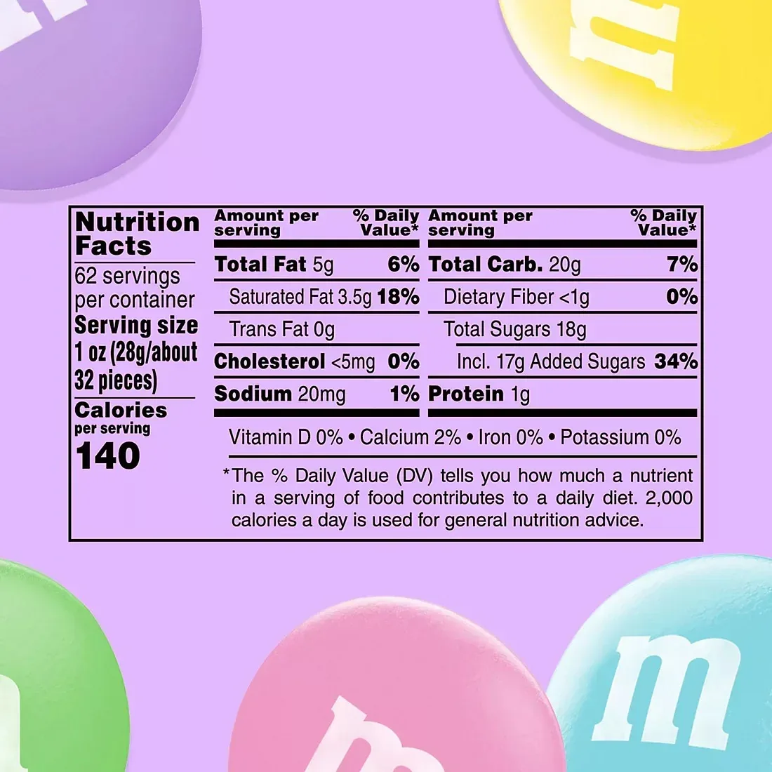 M&M's Milk Chocolate Easter Candy, Canister, 62 oz. - Image 3