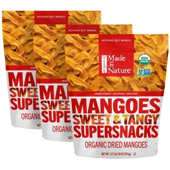 Made in Nature USDA Organic Dried Mangos 28 oz 3-pack - Image 2
