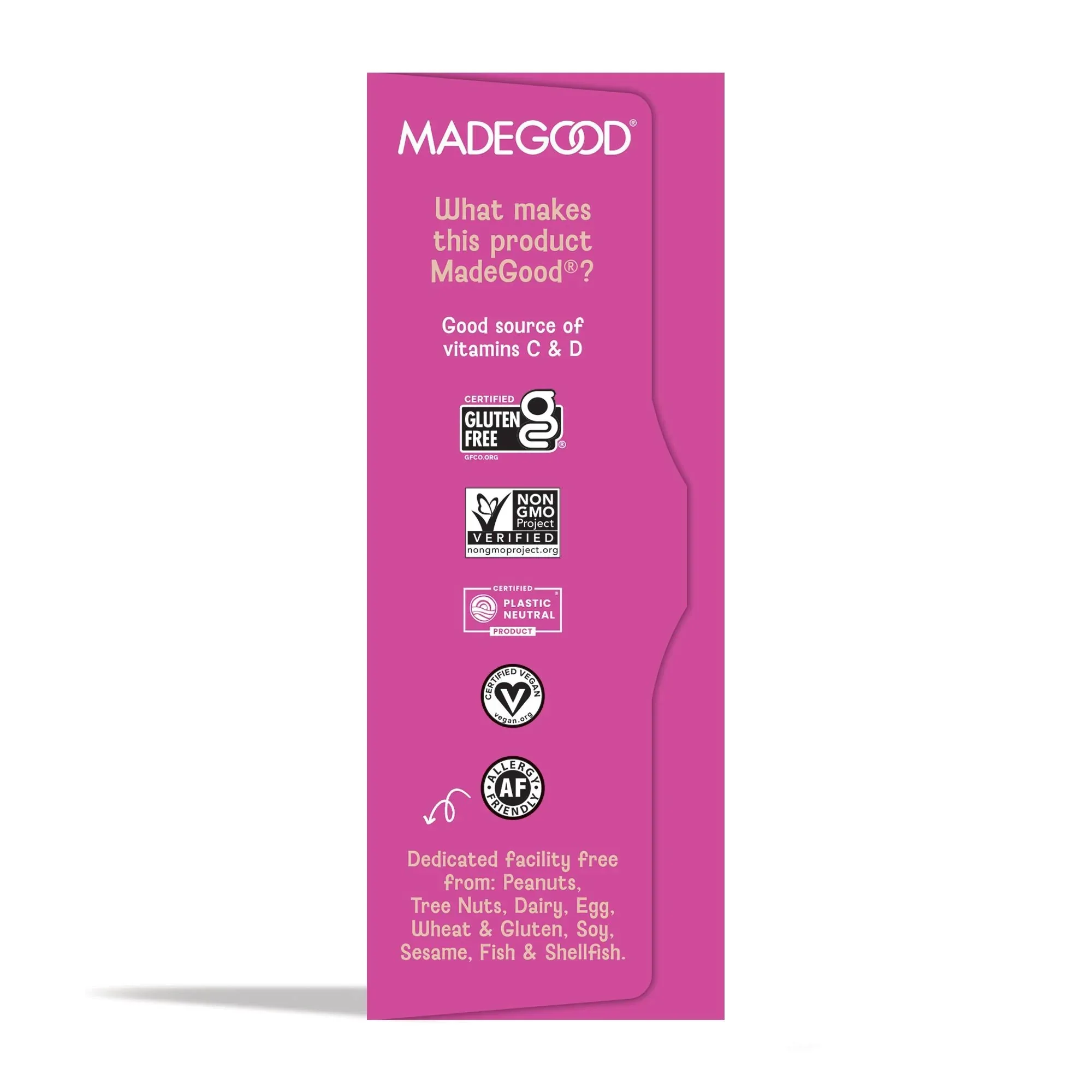 MadeGood Birthday Cake Drizzled Bars, 0.85 oz., 20 pk. - Image 3