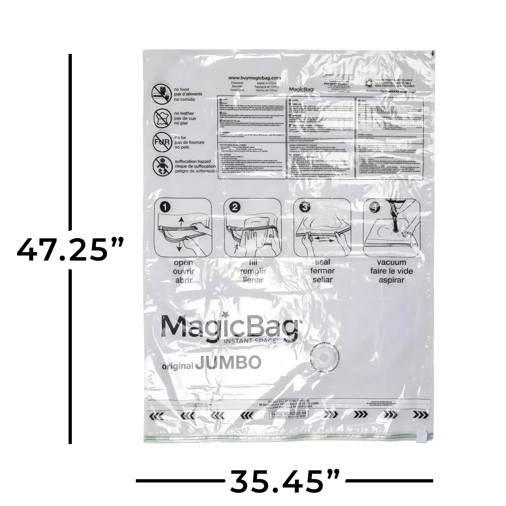 MagicBag Vacuum Storage Bag Combo Pack - Image 8