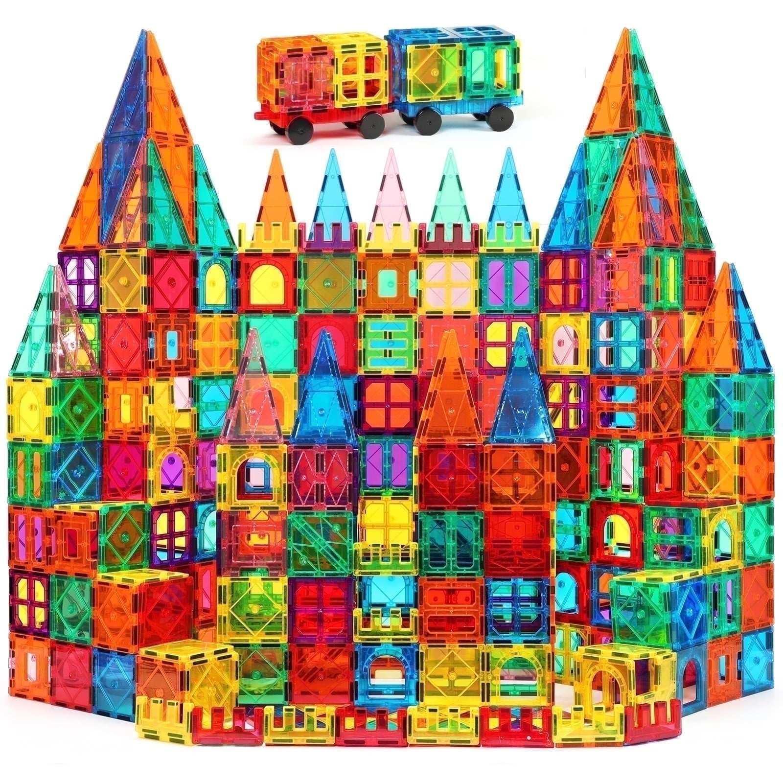Magnetic Tiles for Kids,Educational Magnetic Building Blocks for Boys Girls, STEM Preschool Kidergarten Learning Toys - Image 8