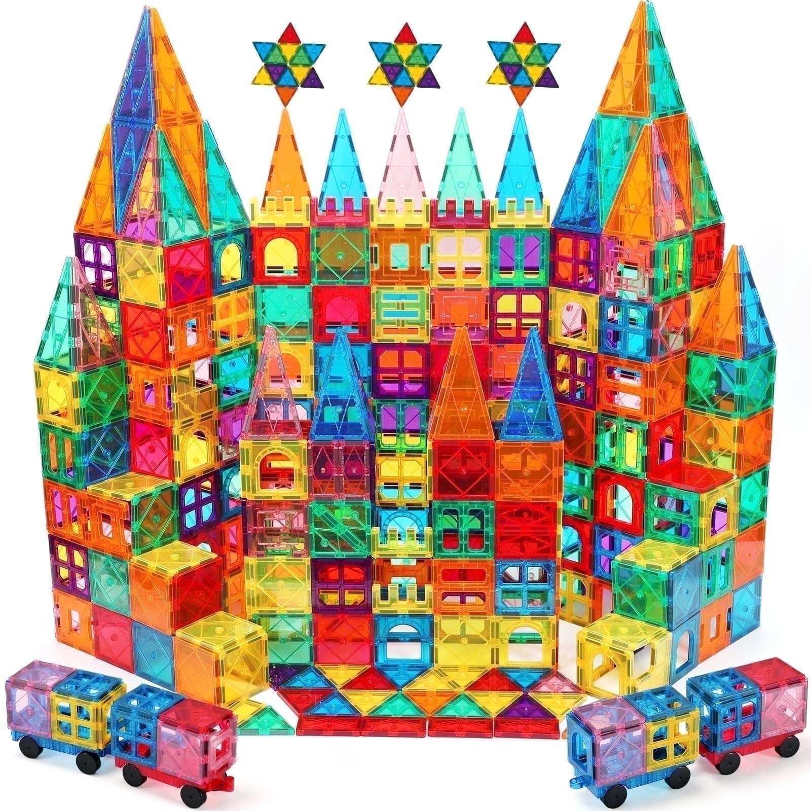 Magnetic Tiles for Kids,Educational Magnetic Building Blocks for Boys Girls, STEM Preschool Kidergarten Learning Toys - Image 9