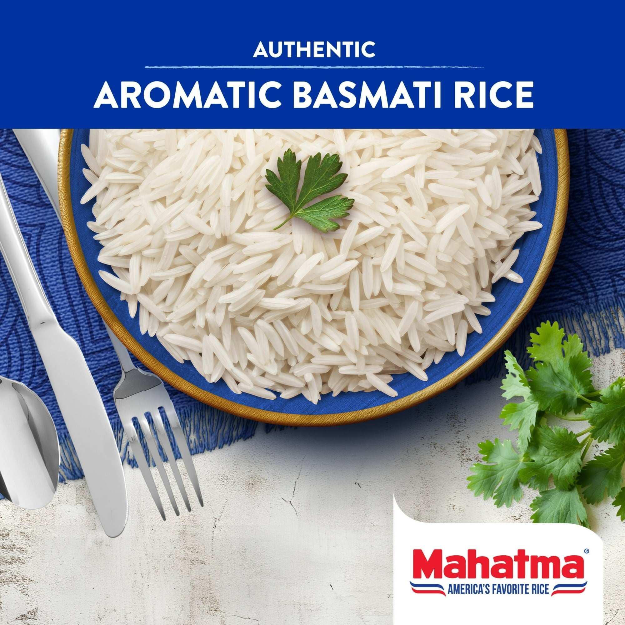 Mahatma Basmati Fragrant Rice, 5 Pound Bag - Image 2