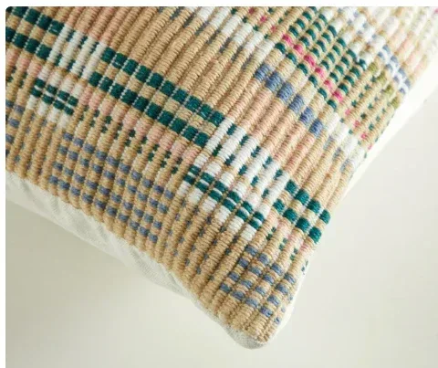 Mainstays 100% Cotton Woven Oblong Decorative Pillow, Multi-Color, 14" x 20" - Image 3