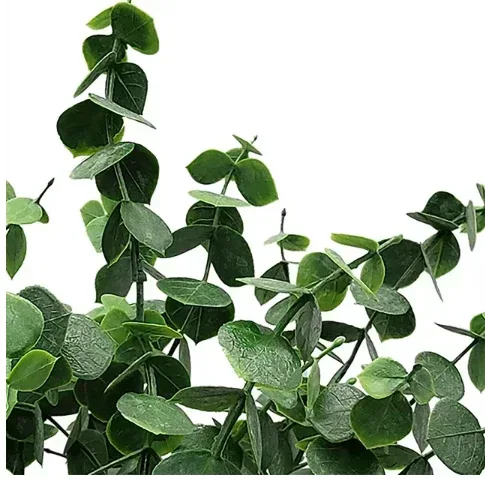 Mainstays 14in Indoor Artificial Eucalyptus Leaves Pick, Green Color. Weight 0.14lb, Pot Not Included. - Image 2