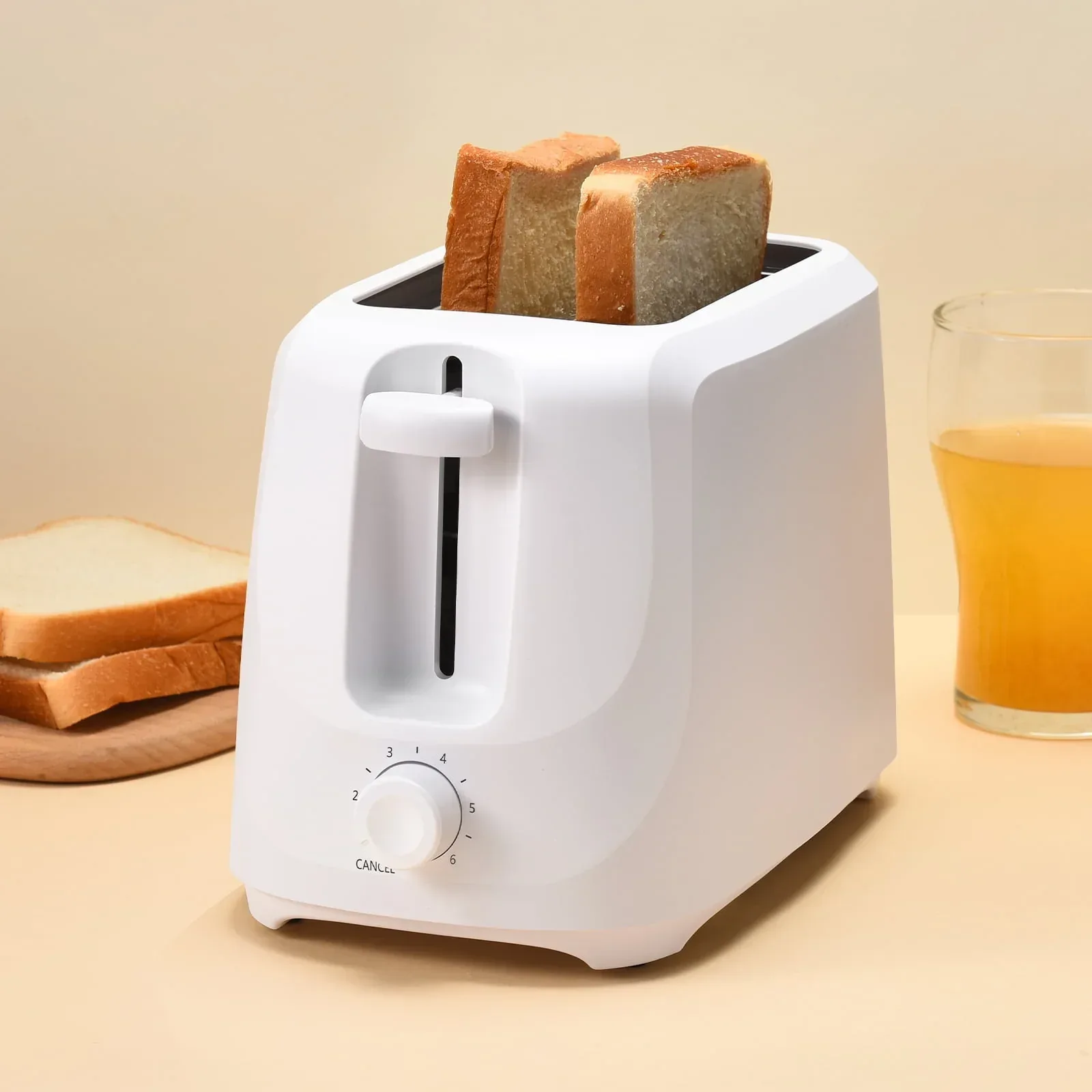 Mainstays 2-Slice Toaster with 6 Shade Settings and Removable Crumb Tray - Image 4