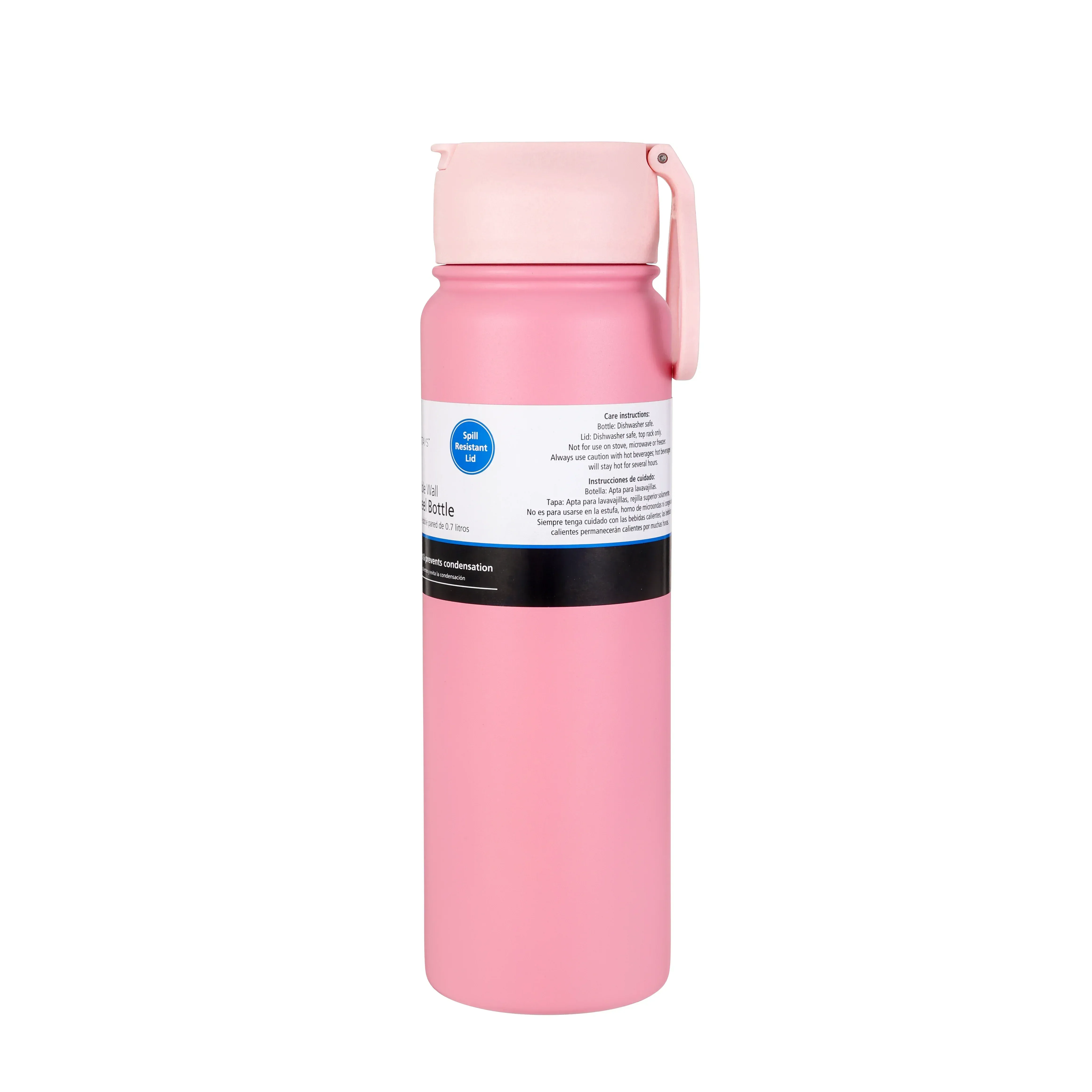 Mainstays 24oz Purple Stainless Steel Double Wall Water Bottle - Image 7