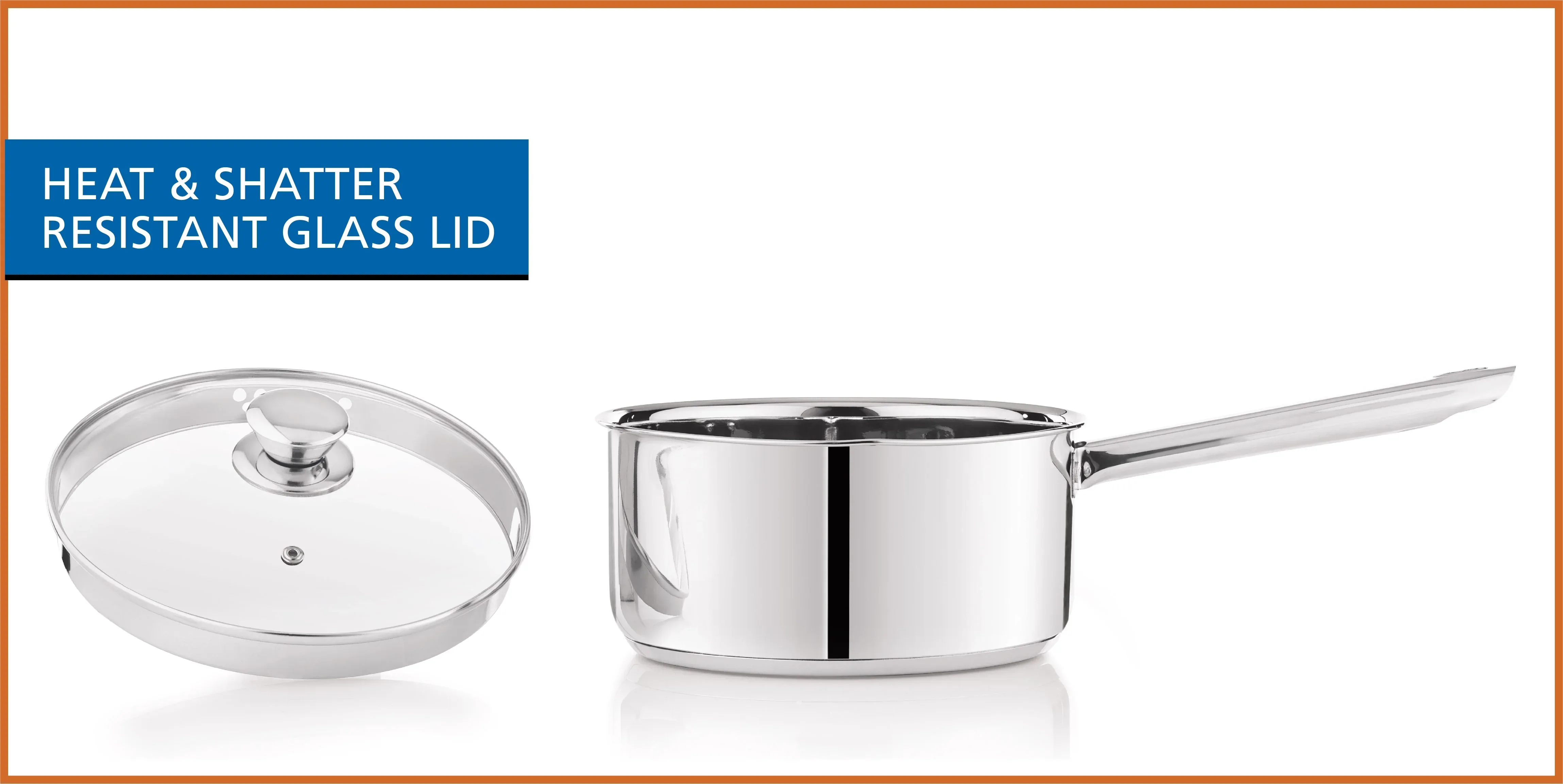 Mainstays 3 qt Induction Compatible Stainless Steel Saucepan with Lid - Image 9