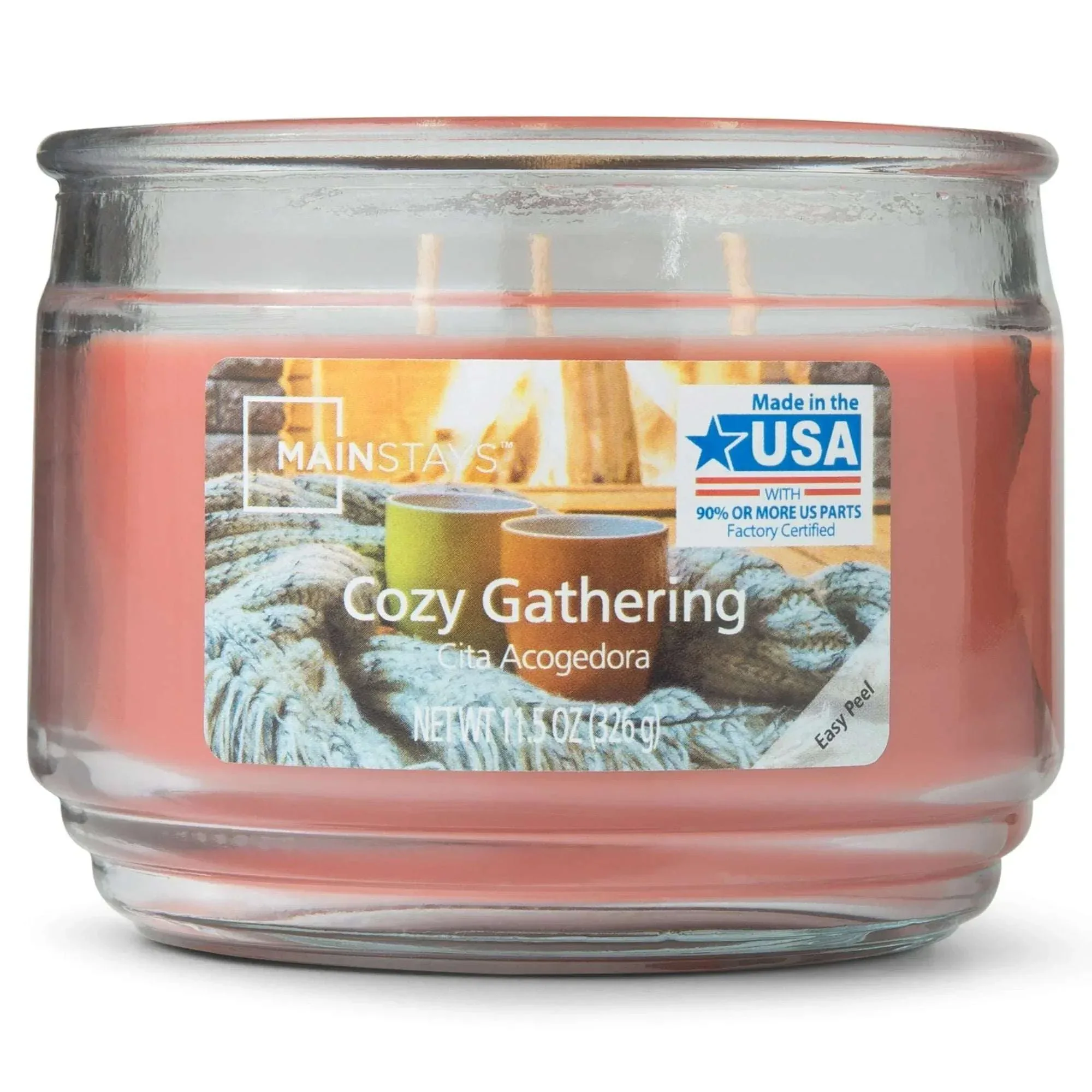 Mainstays 3-Wick Scented Glass Jar Candle, 11.5oz. - Image 17