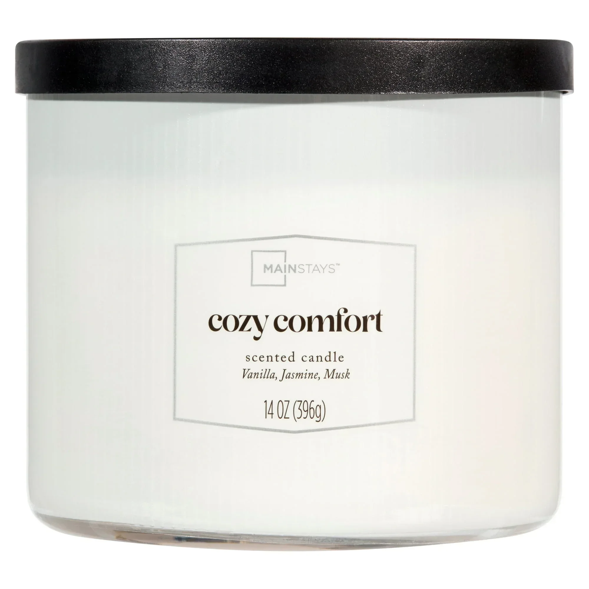 Mainstays 3-Wick Textured Wrapped Cozy Comfort Scented Candle, 14 oz - Image 8