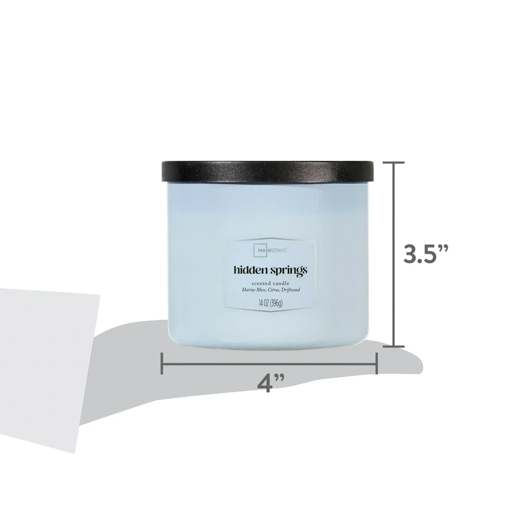 Mainstays 3 Wick Textured Wrapped Hidden Springs Candle, 14 Ounce - Image 13