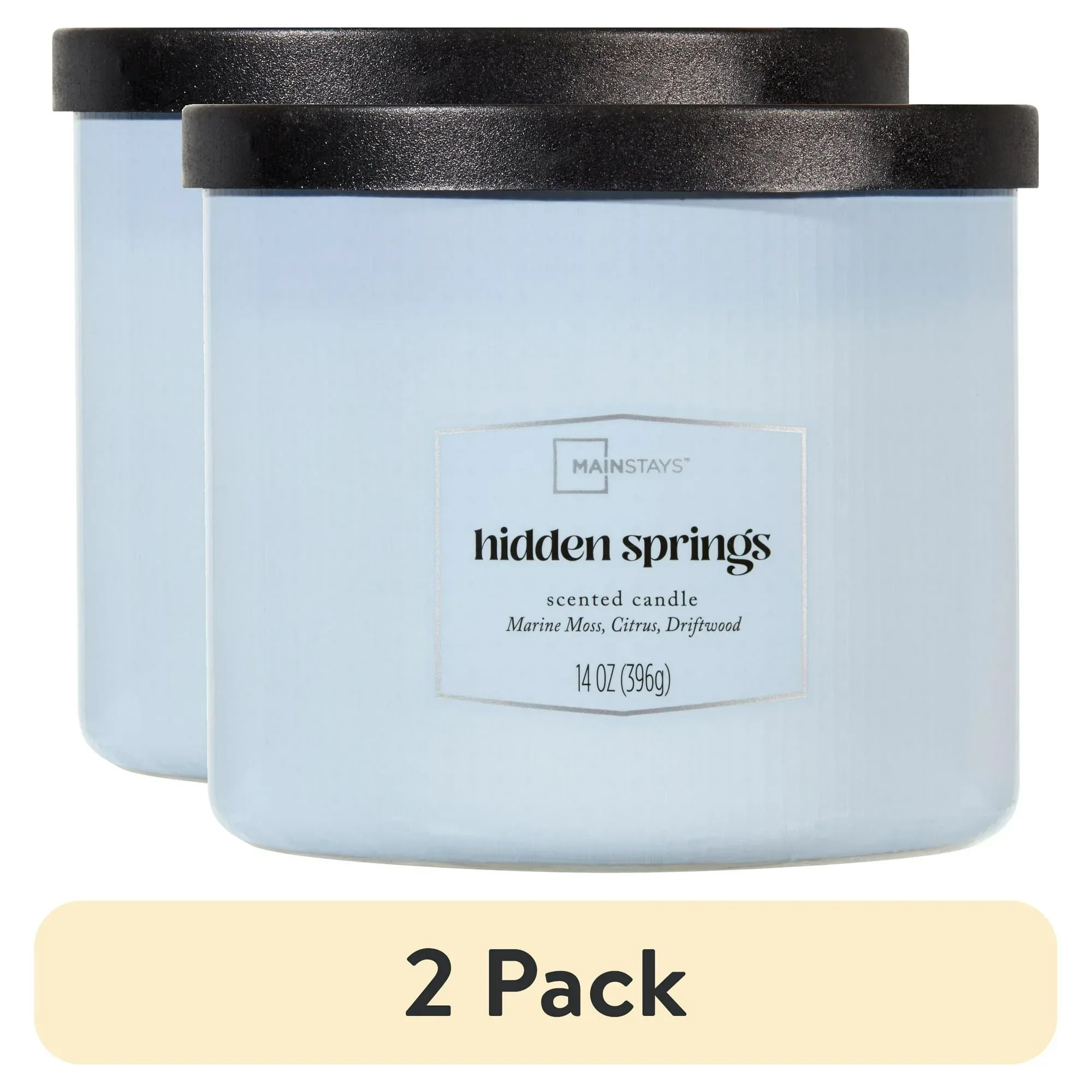 Mainstays 3 Wick Textured Wrapped Hidden Springs Candle, 14 Ounce - Image 7