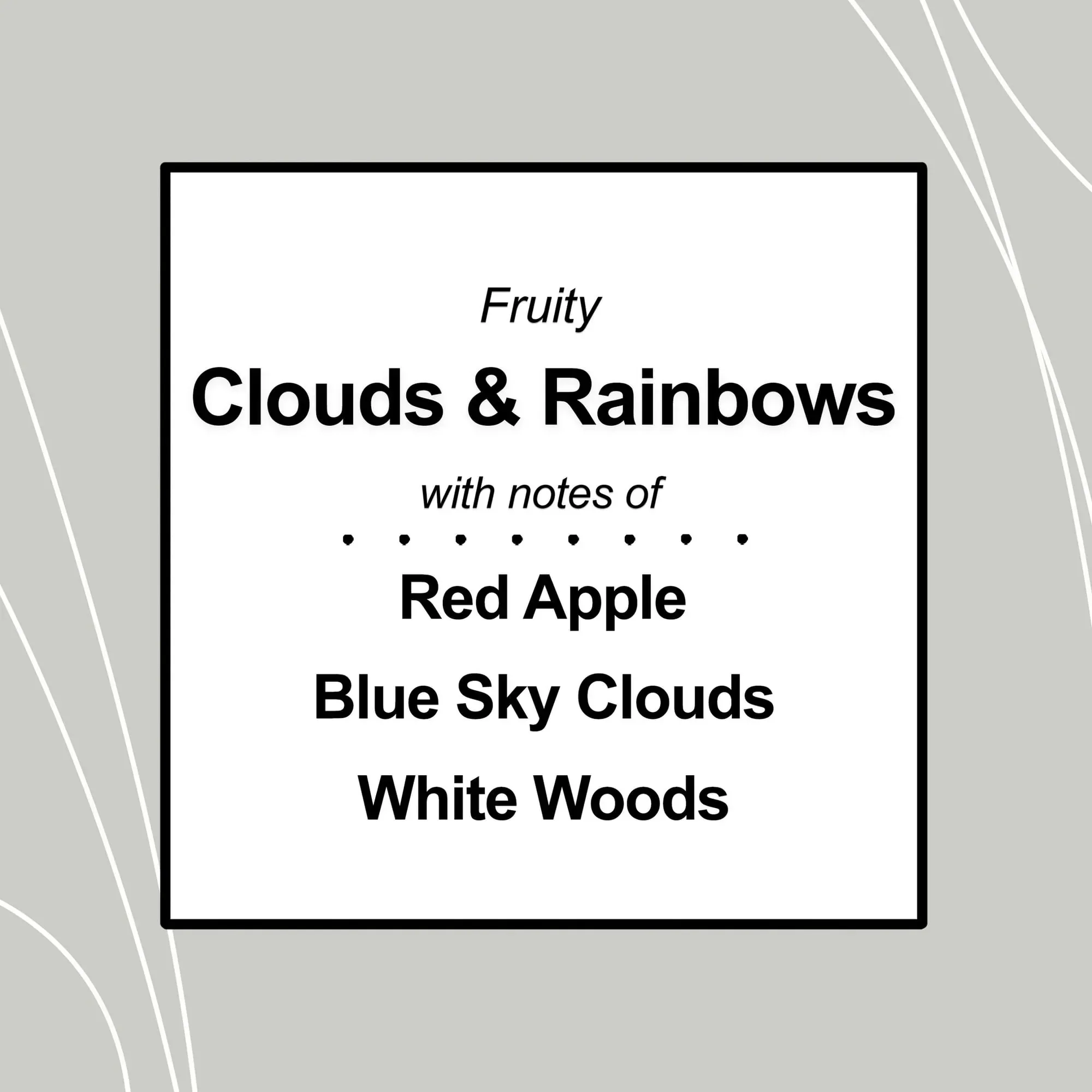 Mainstays 3-Wick Wrapped Clouds & Rainbows Scented Candle, 14 oz - Image 3