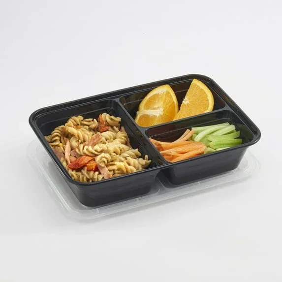 Mainstays 30 Piece 3 Compartment Meal Prep Food Storage Containers - Image 3