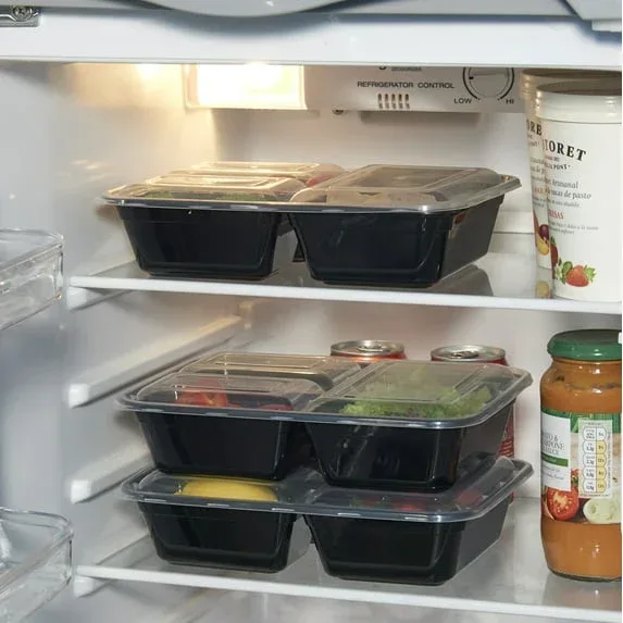 Mainstays 30 Piece 3 Compartment Meal Prep Food Storage Containers - Image 4