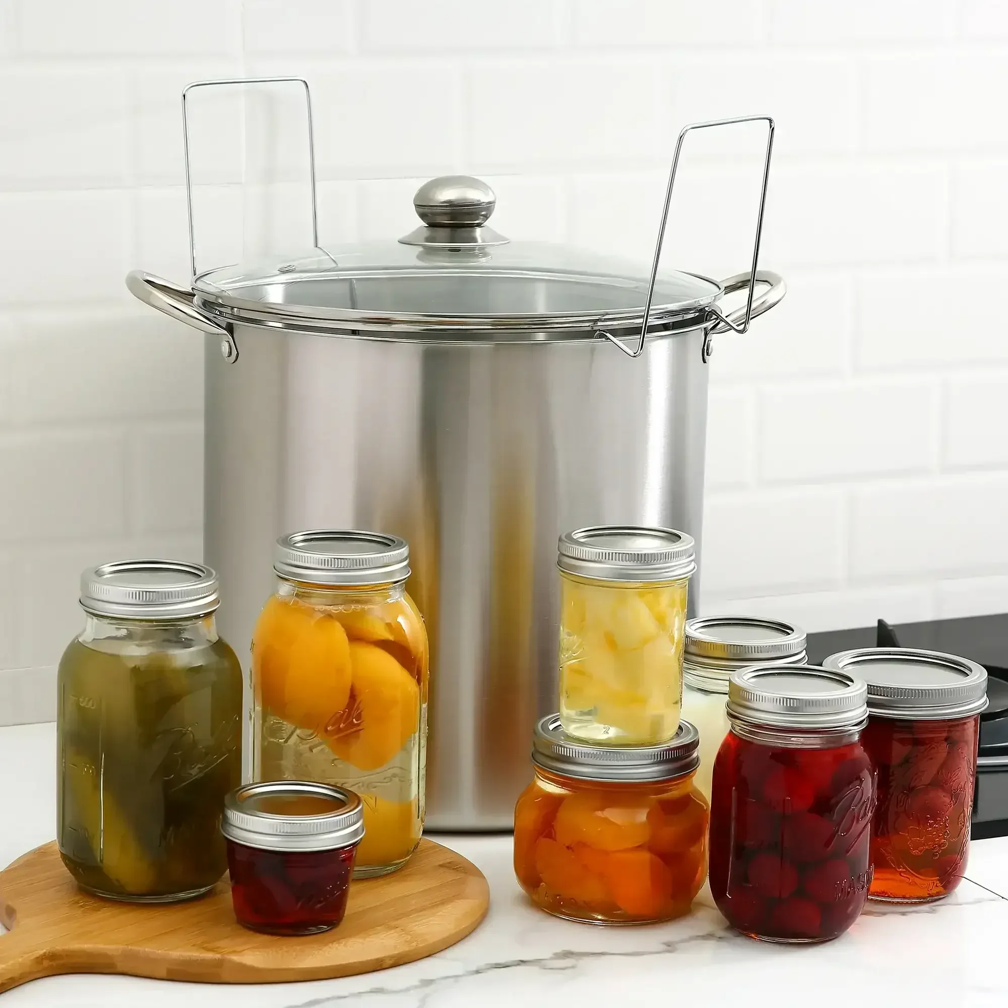 Mainstays 5-Piece Complete Water Bath Canning Kit, Essential Canning Supplies Starter Kit - Image 2