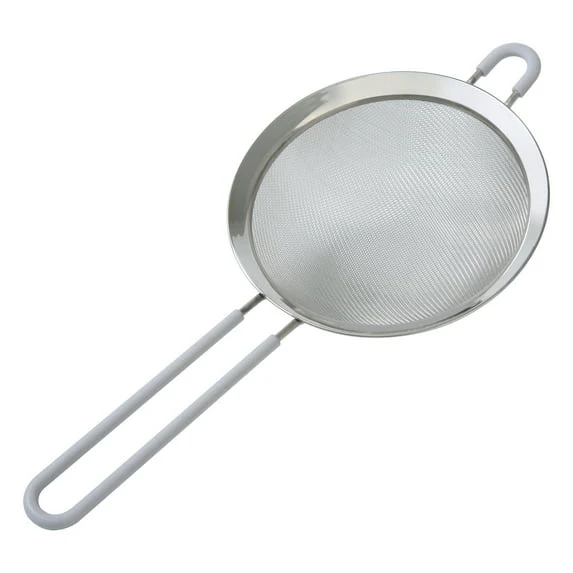 Mainstays 6" Premium Stainless Steel Fine Mesh Strainer, Silver - Image 2
