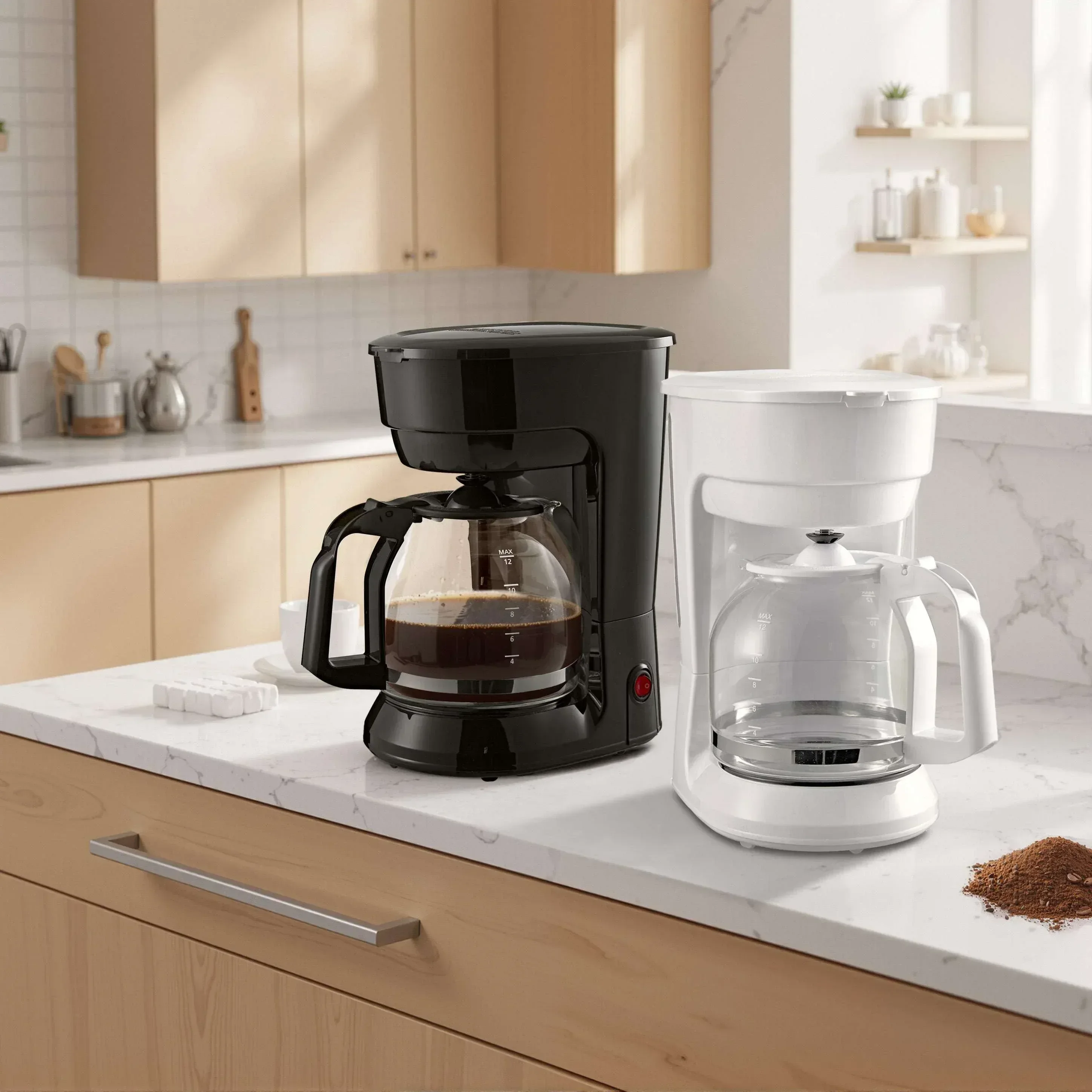 Mainstays Black 12-Cup Drip Coffee Maker - Image 3