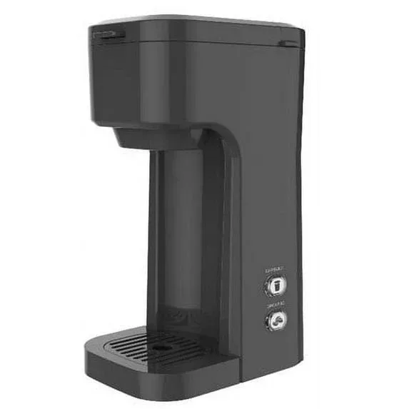 Mainstays Black Matte Single Serve Coffee Maker