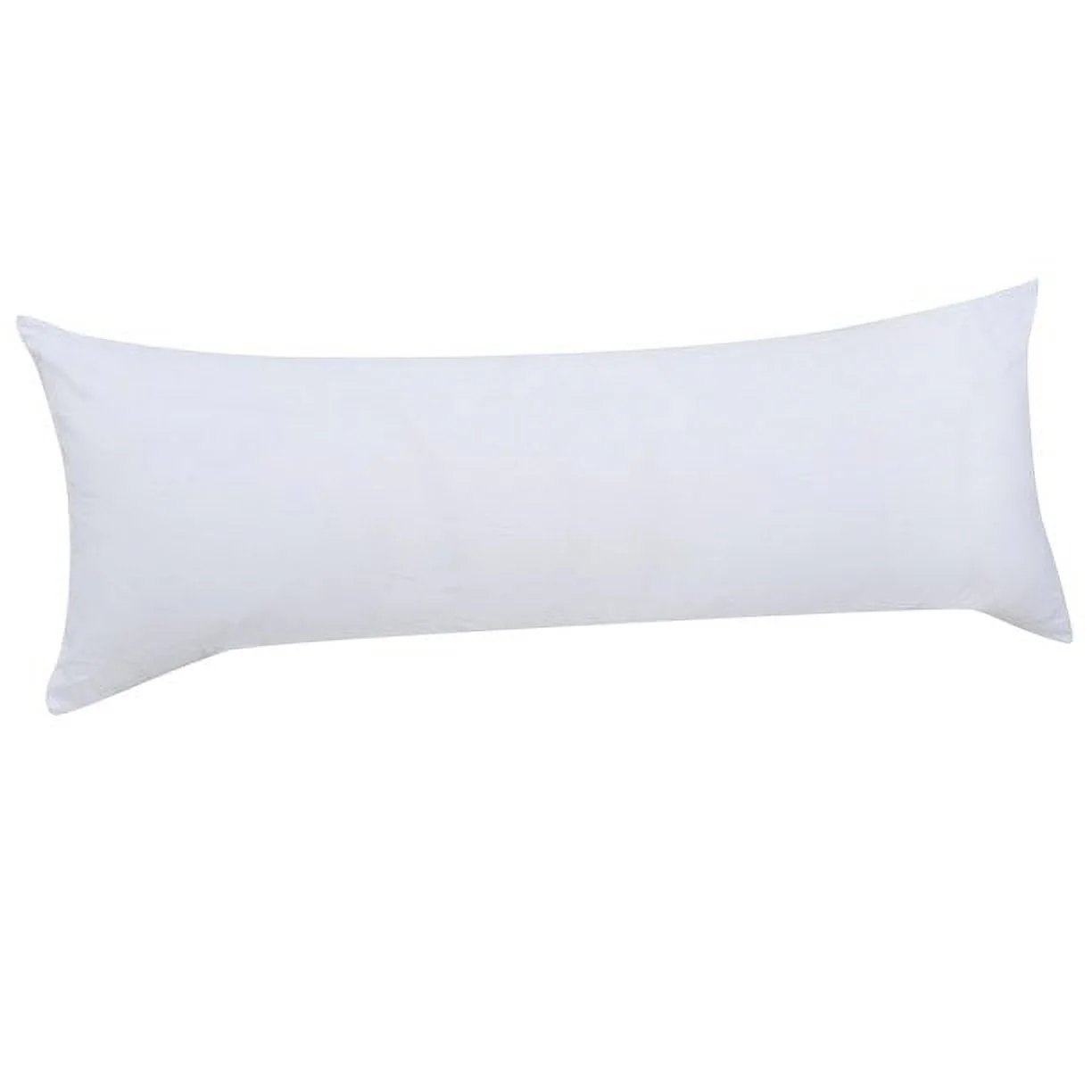 Mainstays Body Pillow - 20"x 54", White, Microfiber, Hypoallergenic - Image 2