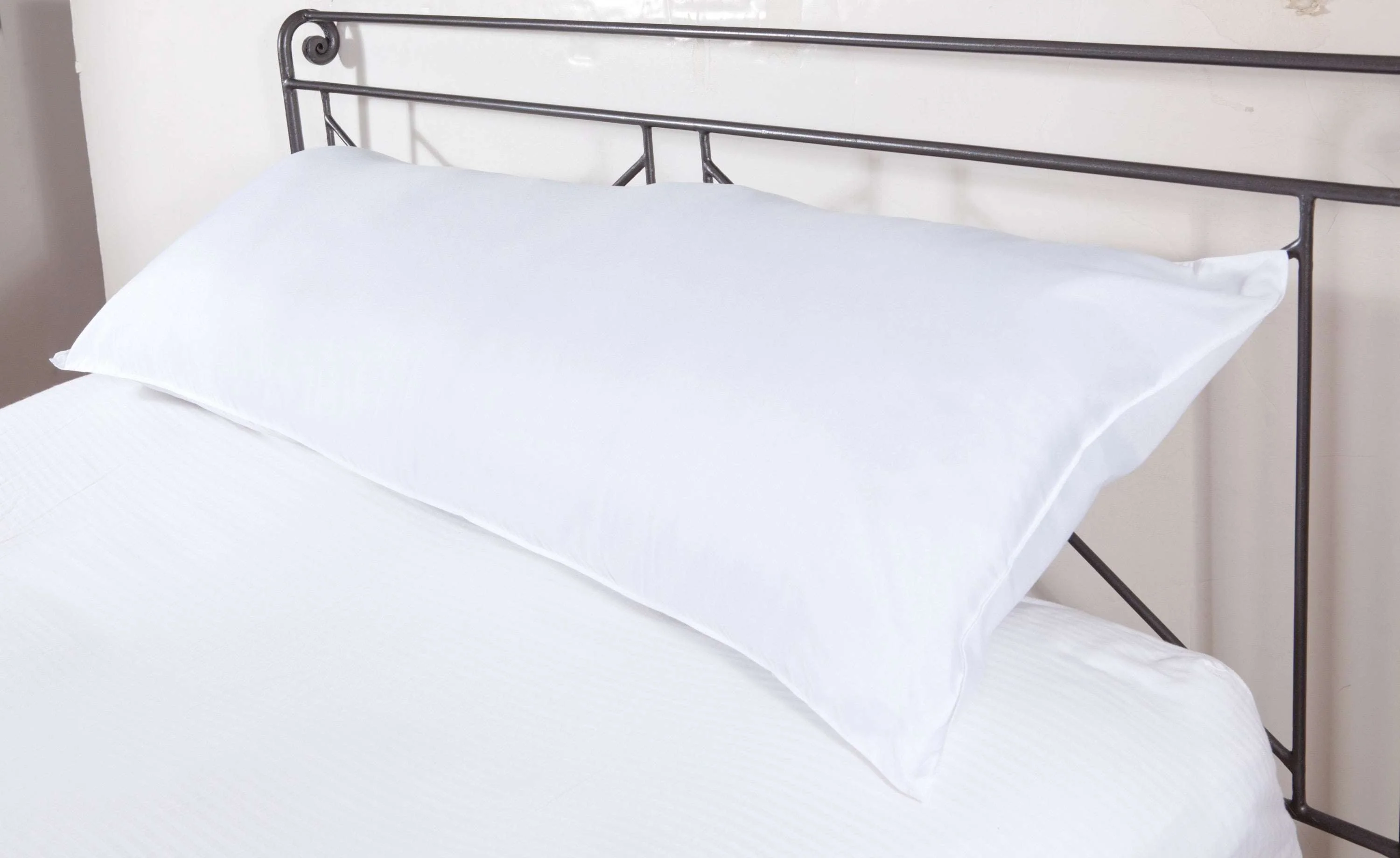 Mainstays Body Pillow - 20"x 54", White, Microfiber, Hypoallergenic - Image 6