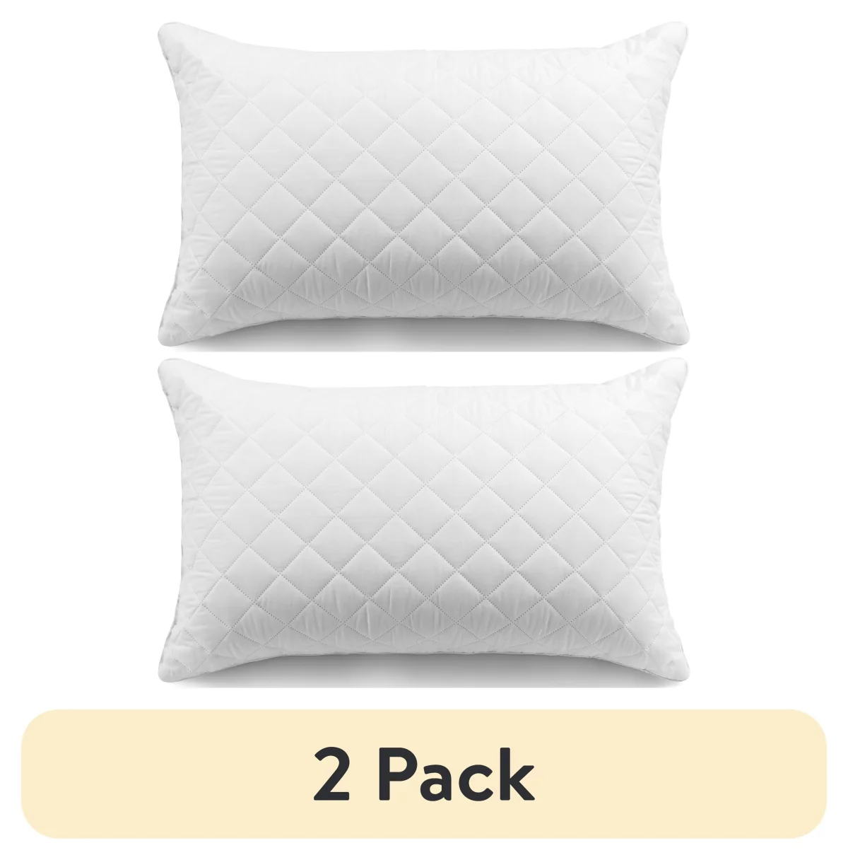 Mainstays Brushed Microfiber Foam Cluster King Bed Pillow - Antimicrobial - Image 11