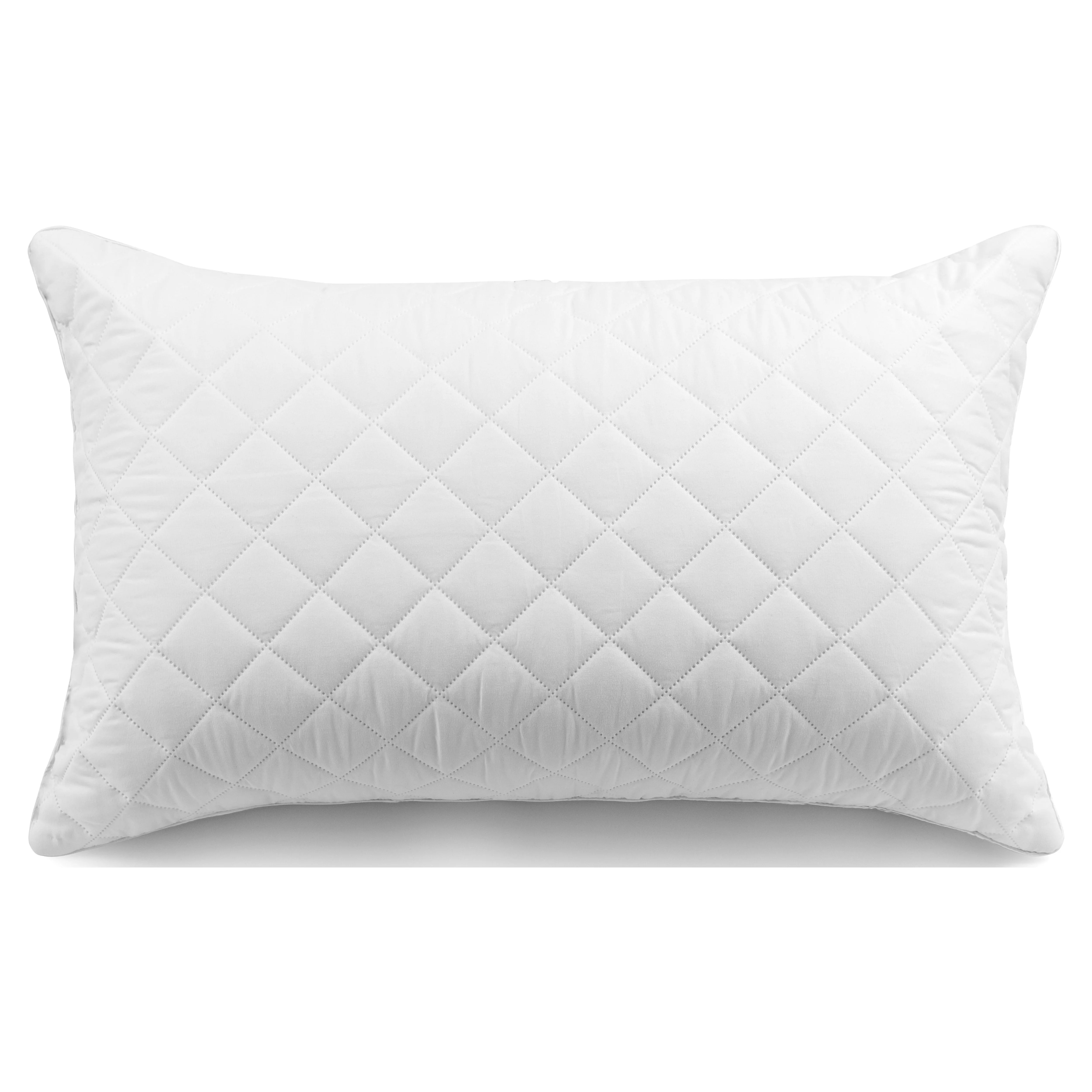Mainstays Brushed Microfiber Foam Cluster King Bed Pillow - Antimicrobial - Image 2