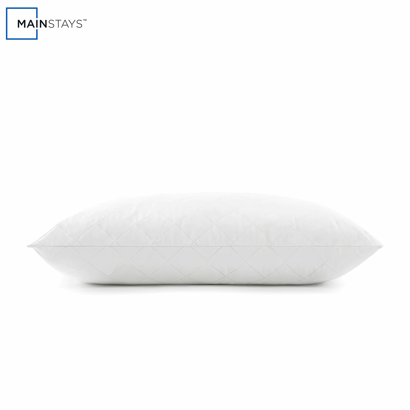 Mainstays Brushed Microfiber Foam Cluster King Bed Pillow - Antimicrobial - Image 5