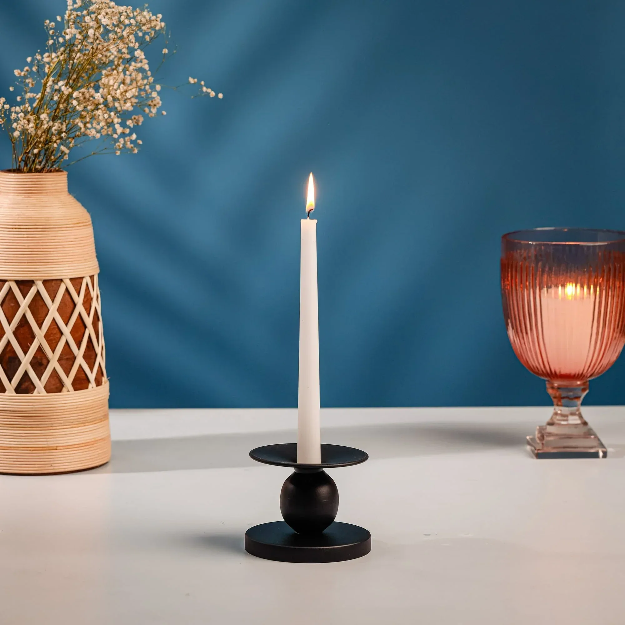 Mainstays Flippable Candle Holder, Black - Image 14