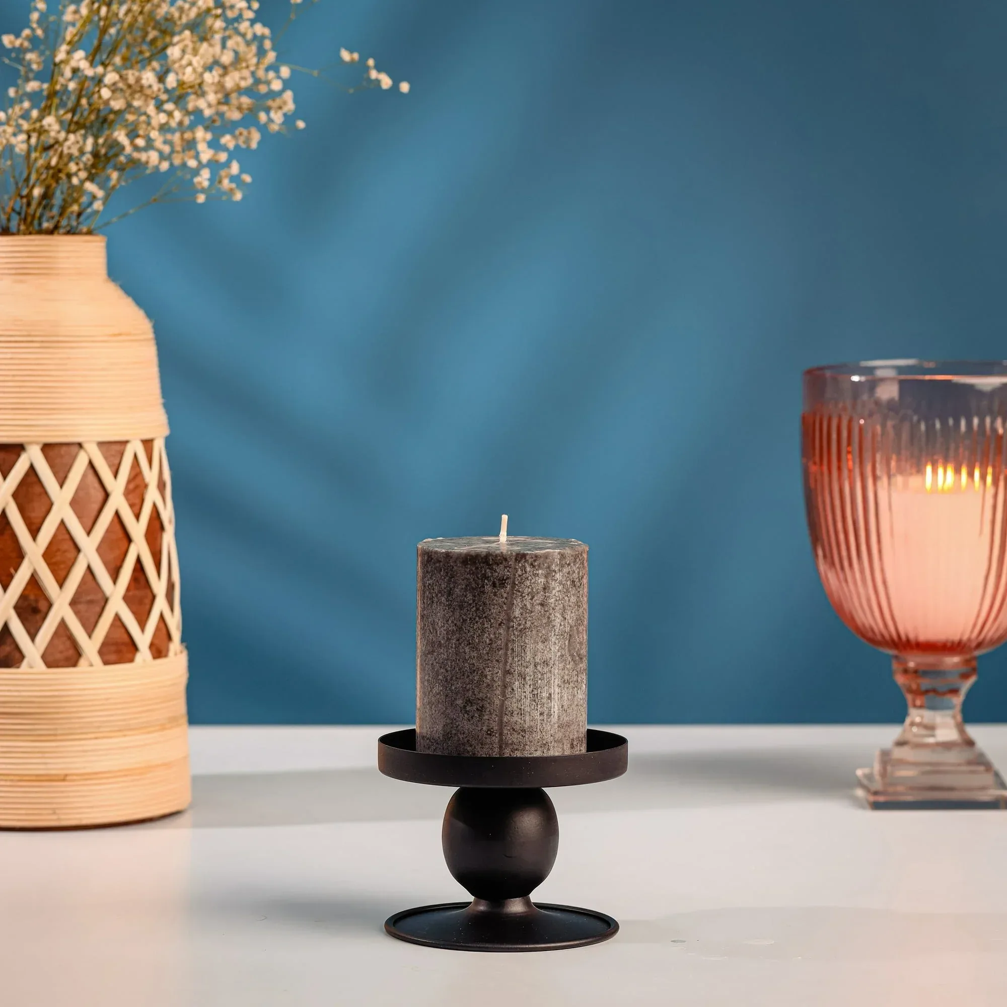 Mainstays Flippable Candle Holder, Black - Image 15