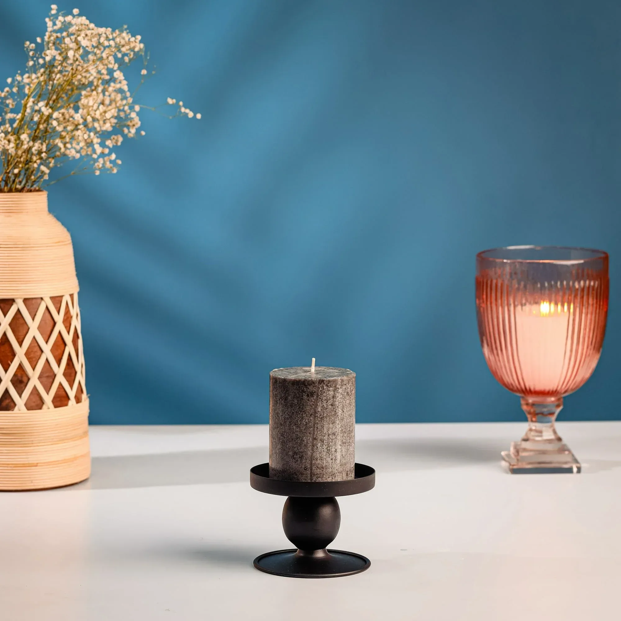 Mainstays Flippable Candle Holder, Black - Image 7