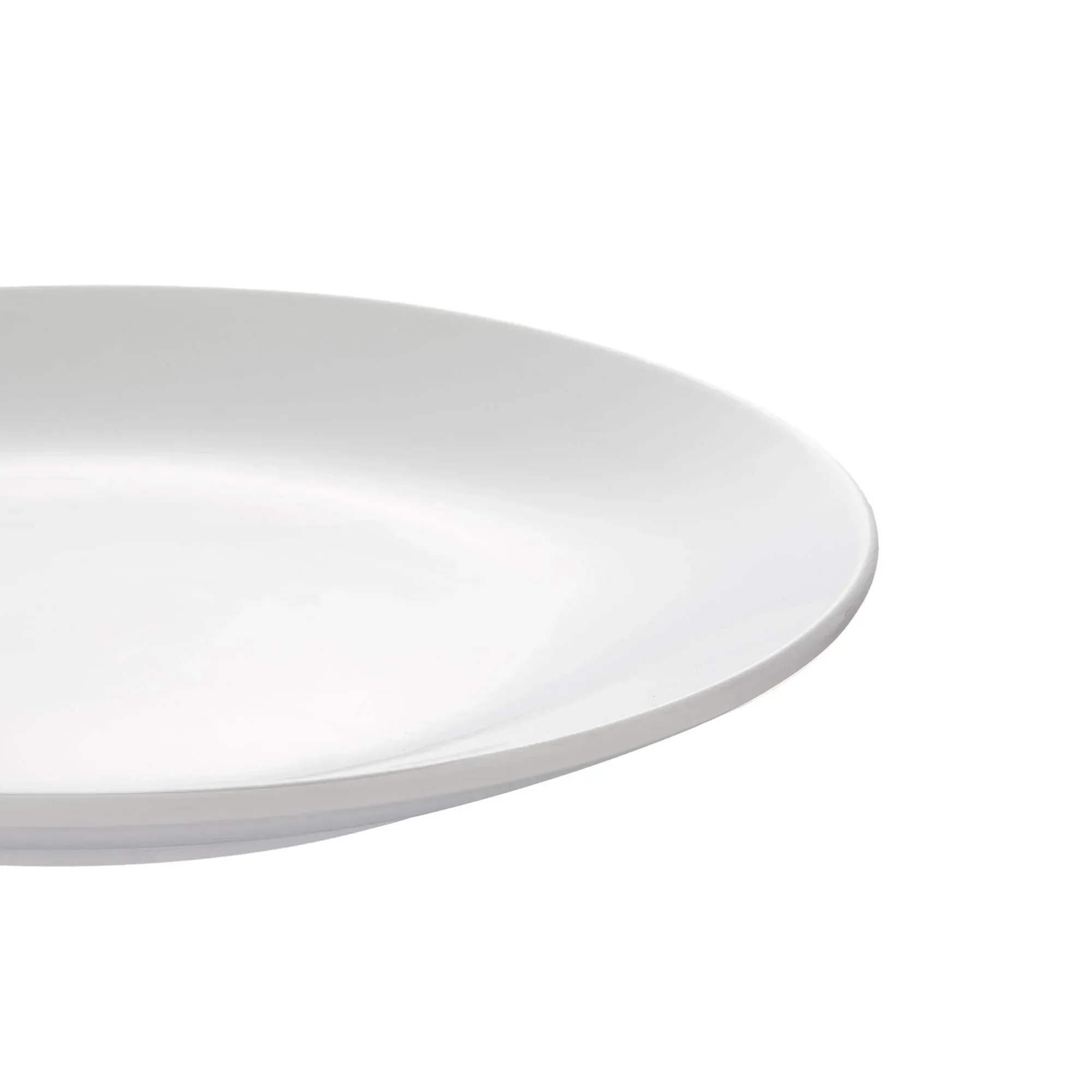 Mainstays Glazed White Stoneware Dinnerware Set, 12-Pieces - Image 3
