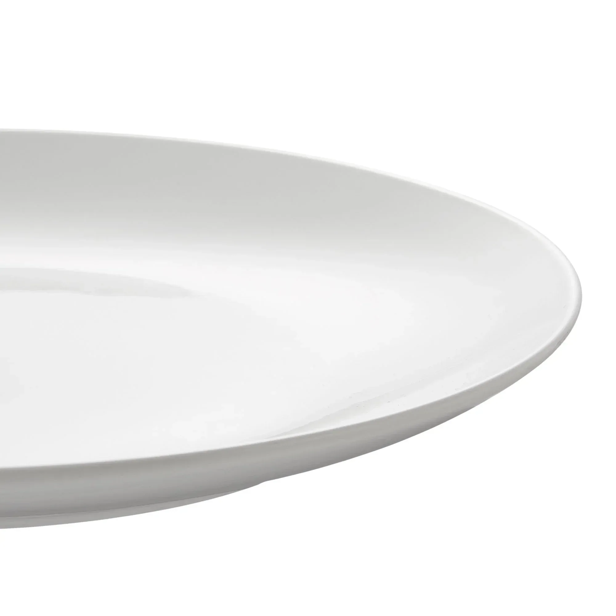 Mainstays Glazed White Stoneware Dinnerware Set, 12-Pieces - Image 5