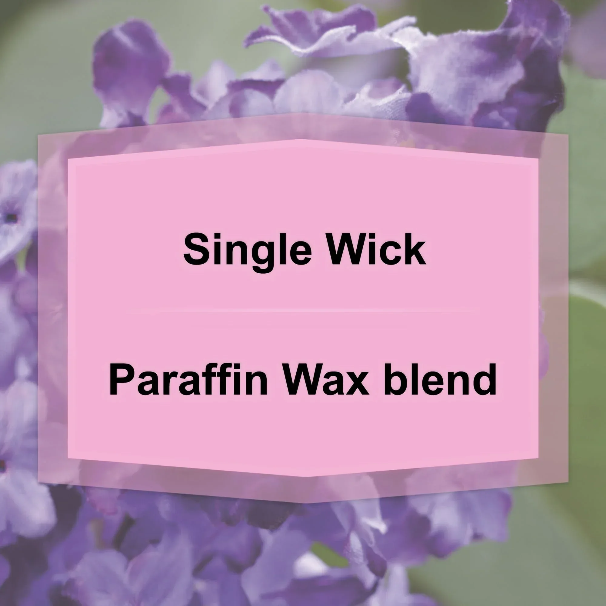 Mainstays Lilac Breeze Scented Single-Wick Large Glass Jar Candle, 20 oz - Image 4