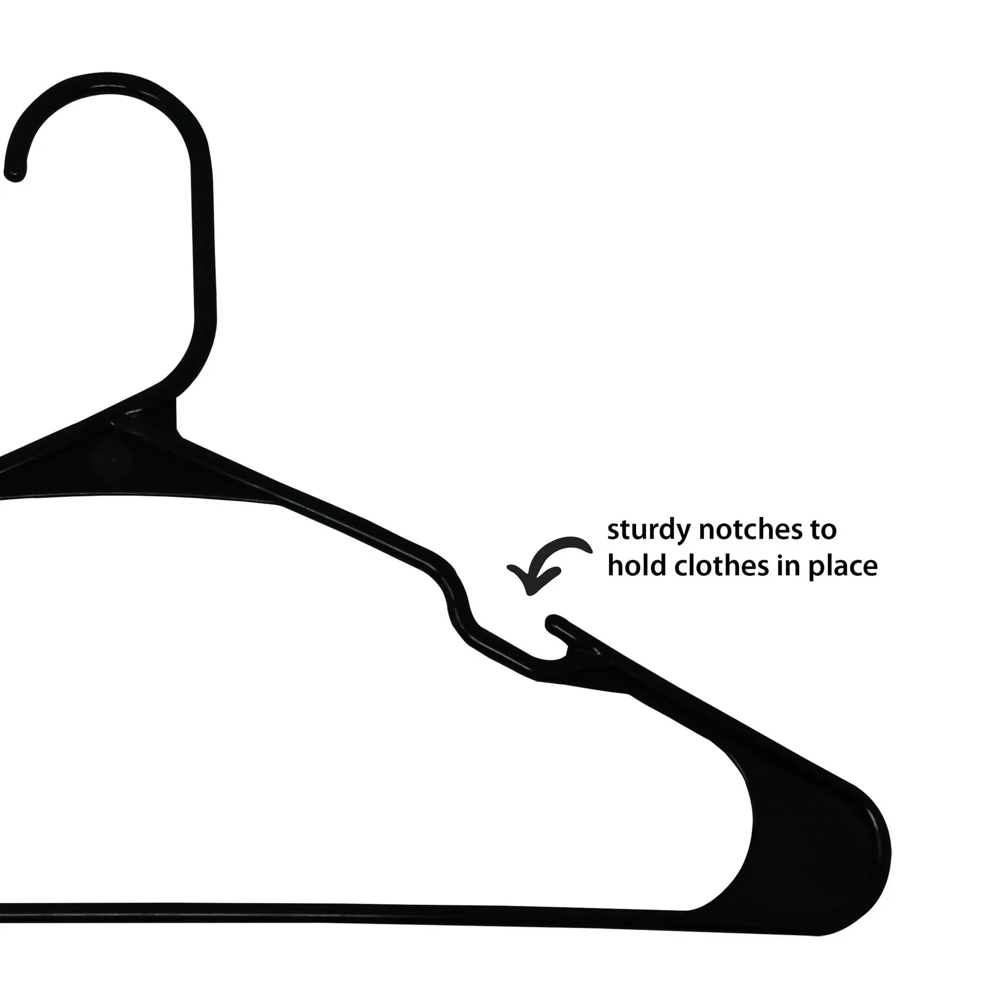 Mainstays Plastic Clothes Hangers, 18-Count, Lightweight & Durable for Everyday Use - Image 10