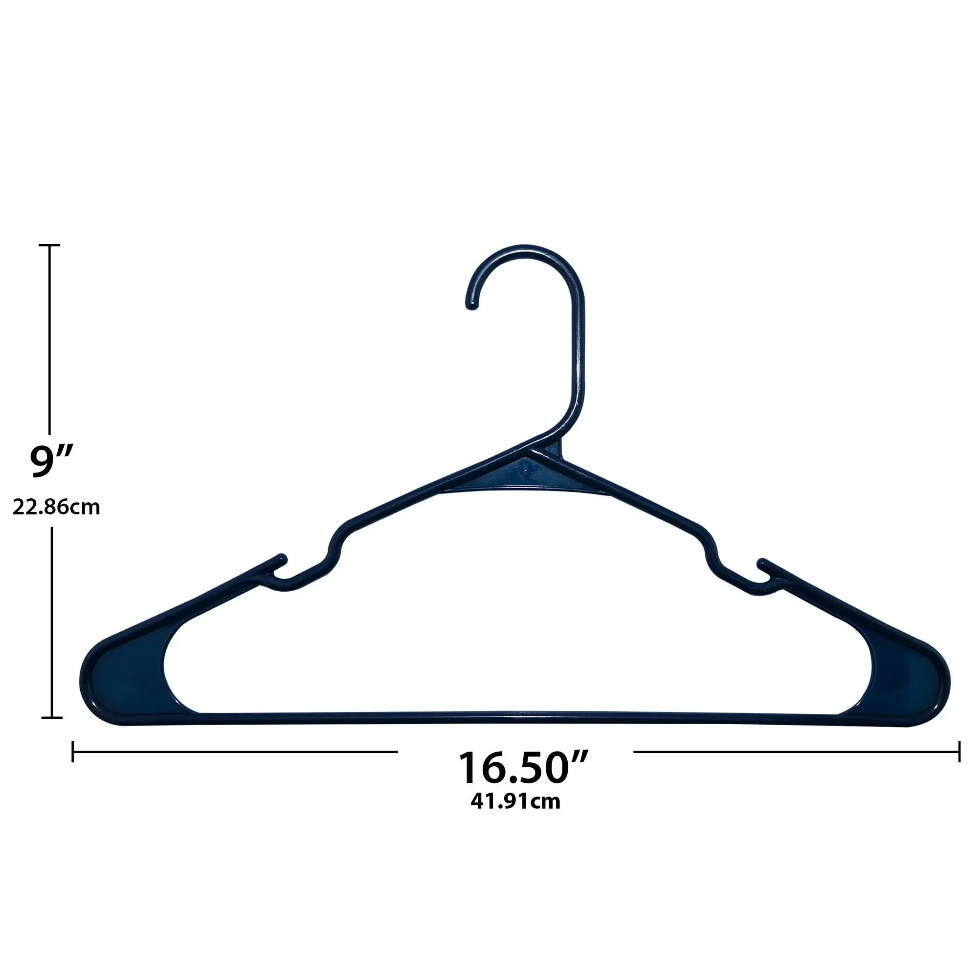 Mainstays Plastic Clothes Hangers, 50-Count, Lightweight & Durable for Everyday Use - Image 8