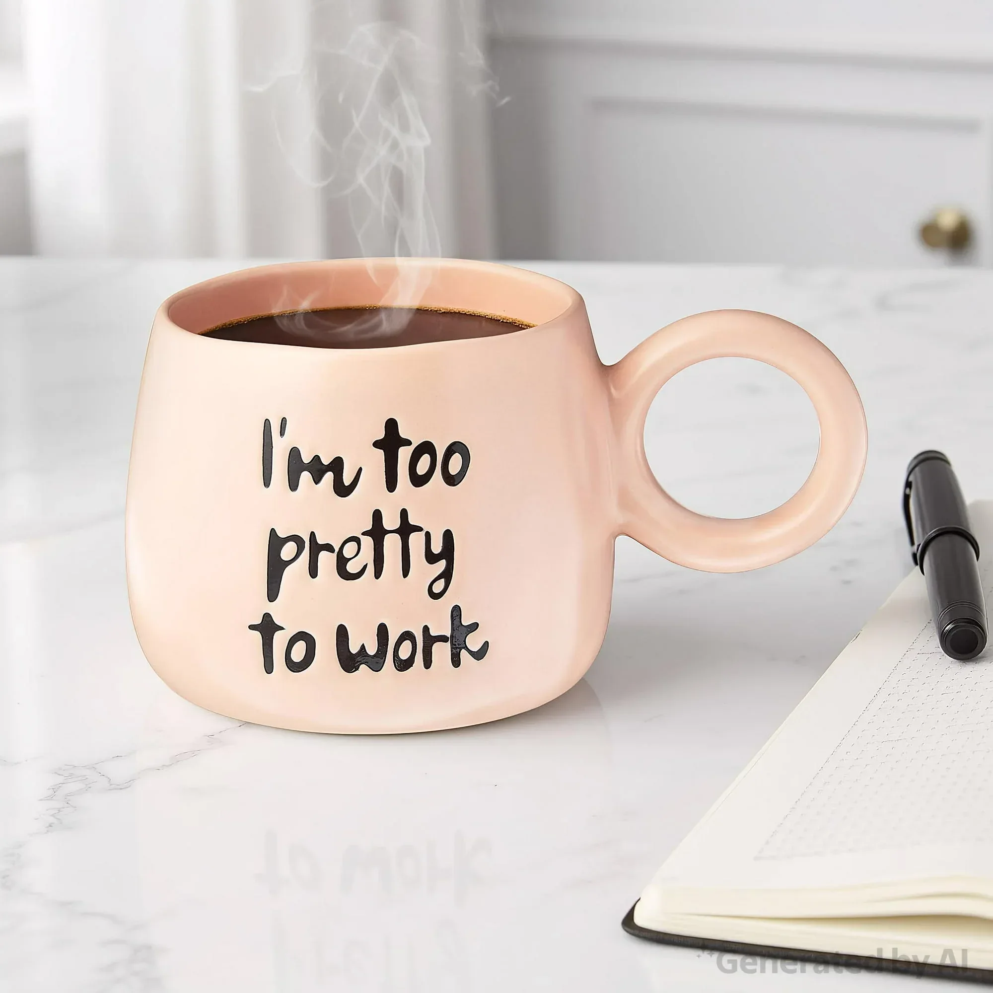 Mainstays Pretty Mug - Image 2