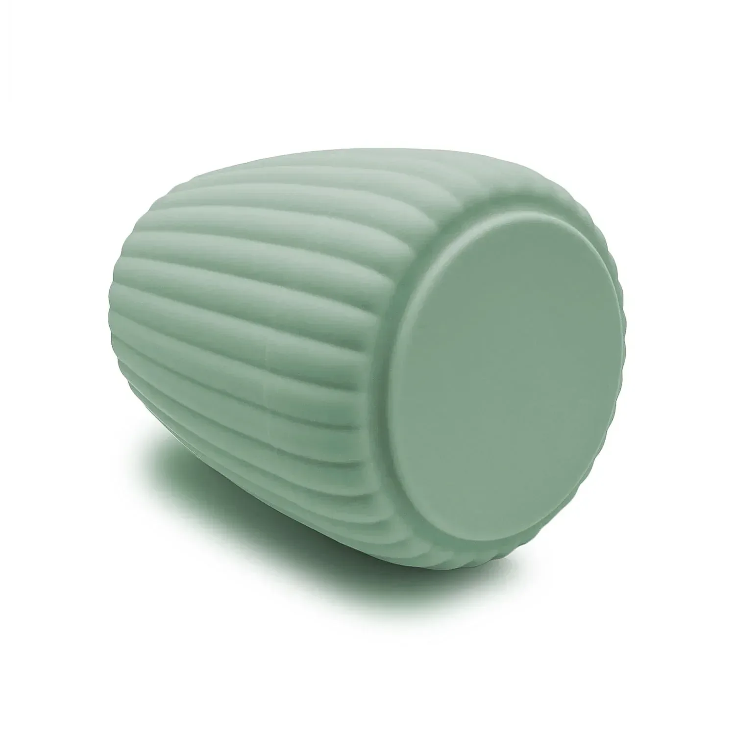 Mainstays Rubberized Plastic Ribbed Toothbrush Holder, Green - Image 3