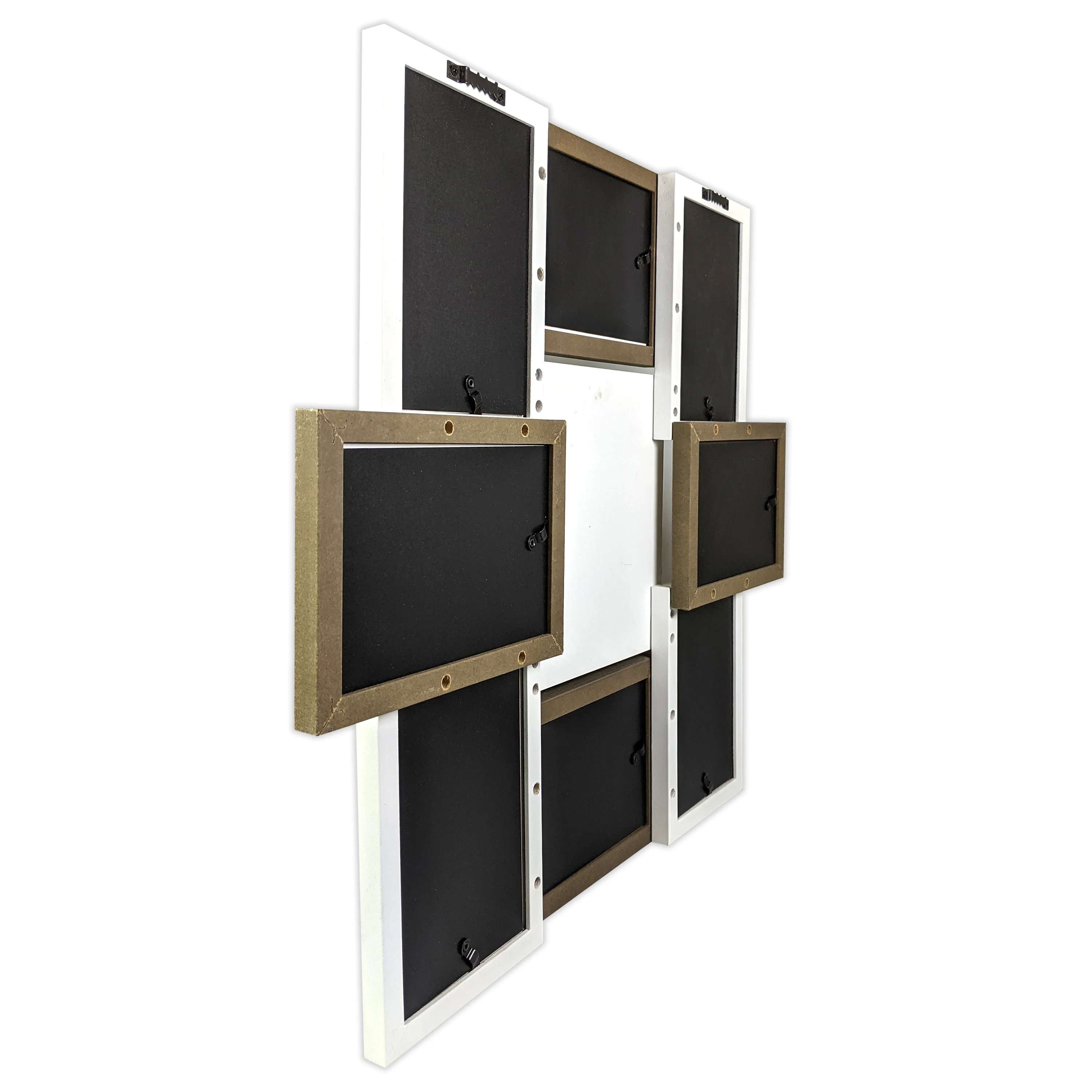 Mainstays Rustic Wood Heart 8 Photo Collage 4x6 Picture Frame - Image 3