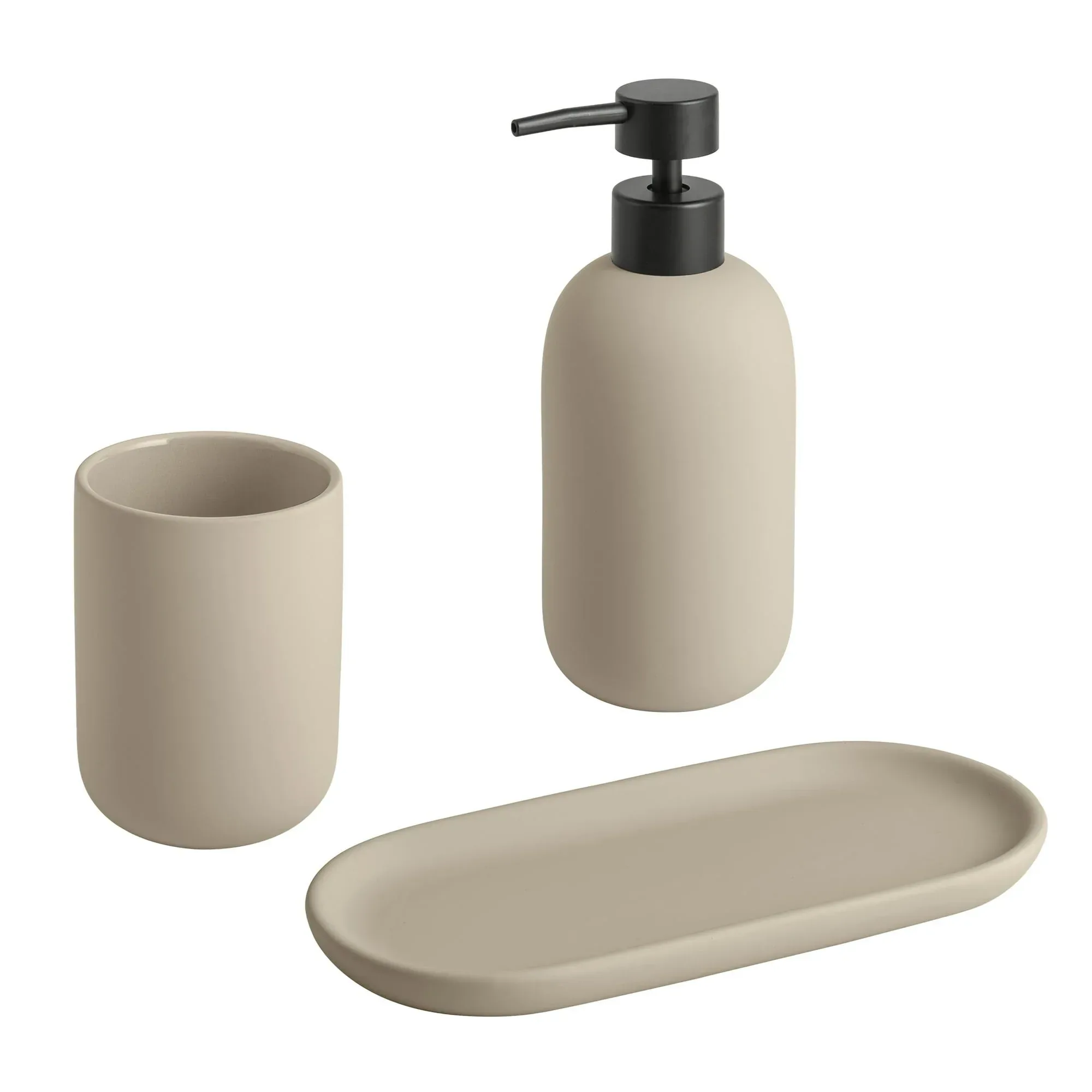 Mainstays Soft Touch Ceramic Toothbrush Holder for Adults - Image 11