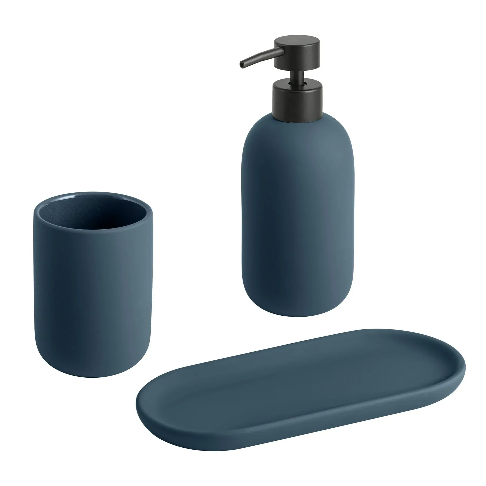 Mainstays Soft Touch Ceramic Toothbrush Holder for Adults - Image 5