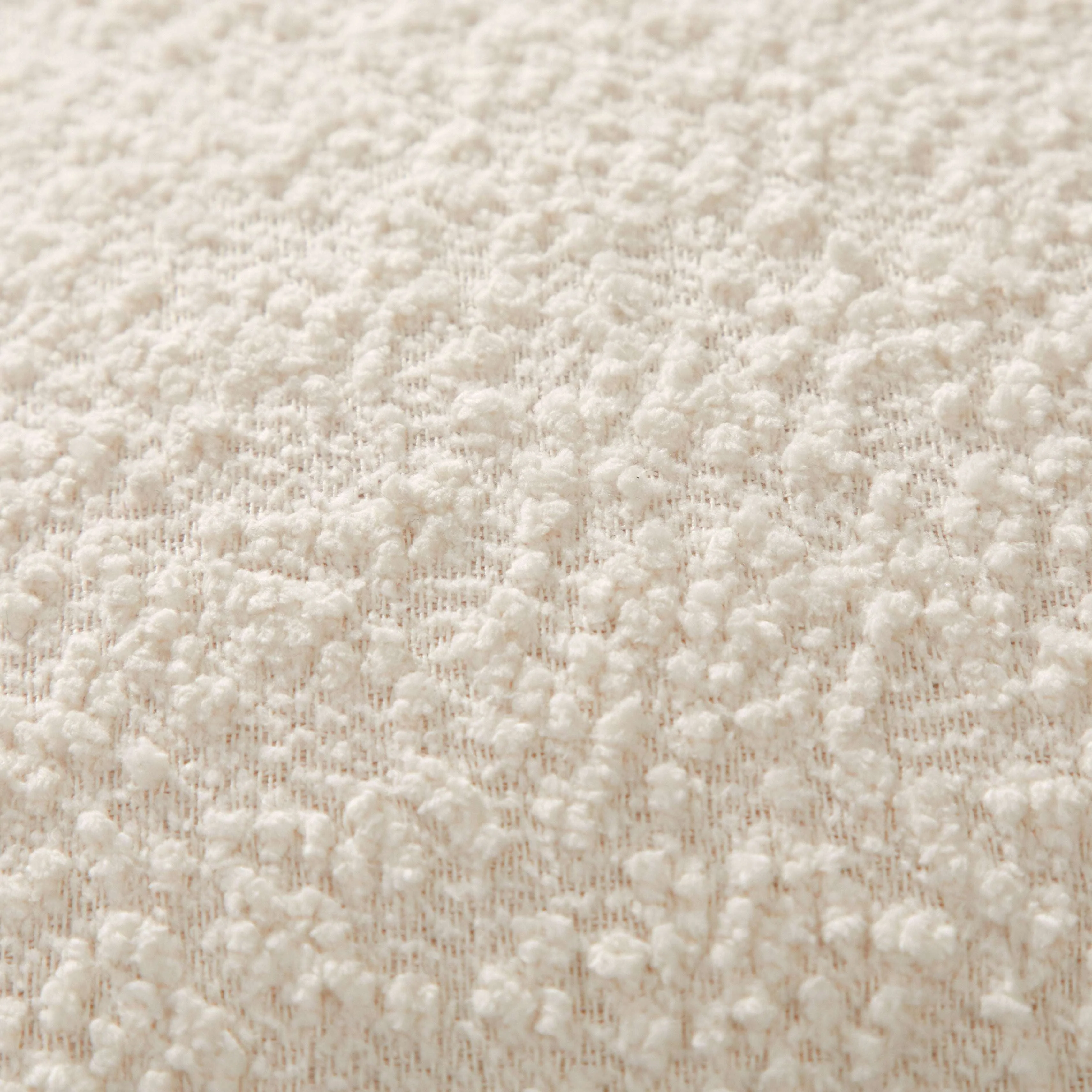 Mainstays Square Boucle Ivory Decorative Pillow For Adults, 18 in x 18 in - Image 2