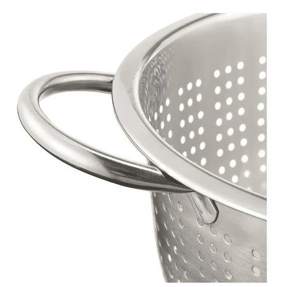 Mainstays SS 5QT Multi-Use Colander for Straining, Draining & Rinsing Pasta, Fruits or Vegetables - Image 4