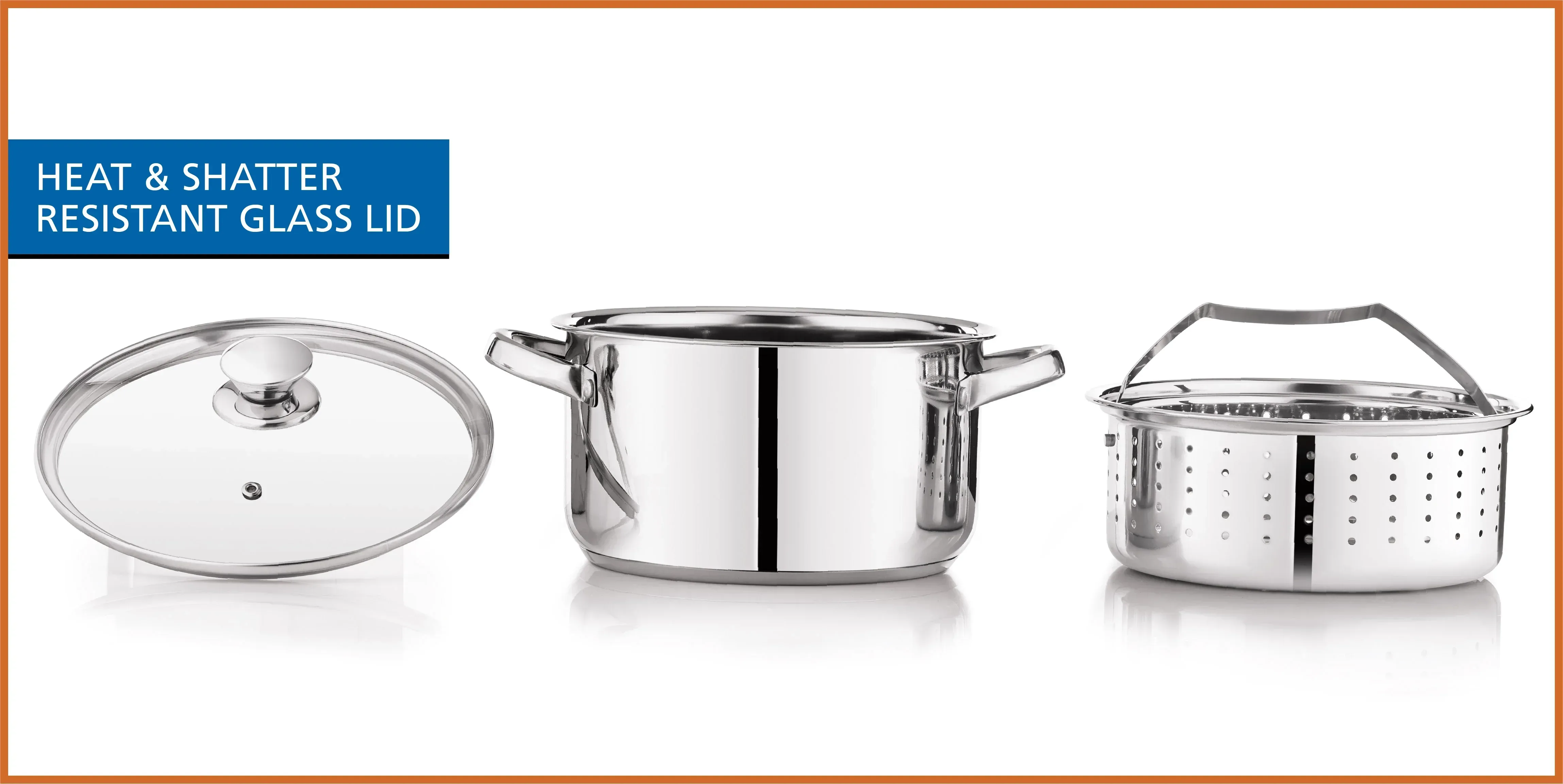 Mainstays Stainless Steel 4-Quart Steamer Pot with Glass Lid, Induction Compatible, Dishwasher Safe, Veggies, Fish - Image 12
