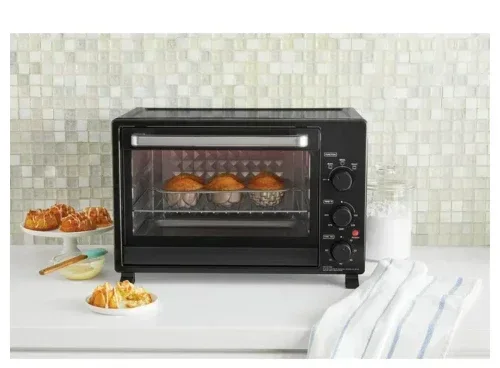 Mainstays XL Toaster Oven, 32L/ 6-Slice Family Size, Black, 1500W - Image 2