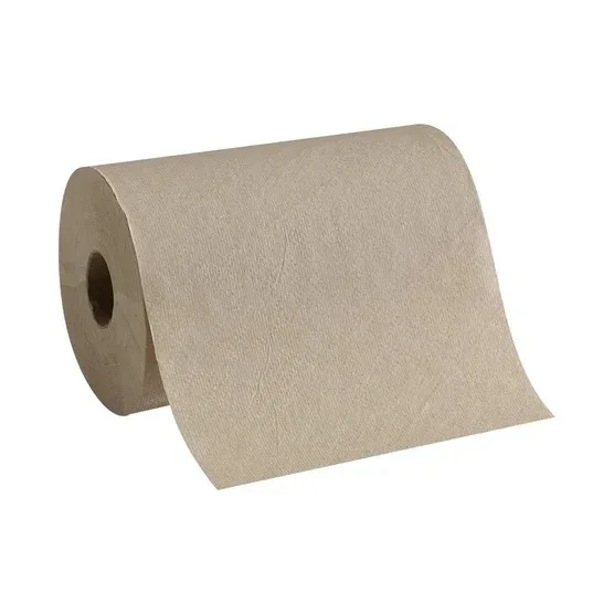 Marathon 100% Recycled Paper Towel, Brown, 1-Ply, 350 ft Rolls, 12-count - Image 6
