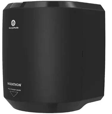 Marathon Manual Centerpull Paper Towel Dispenser, Black - Image 3