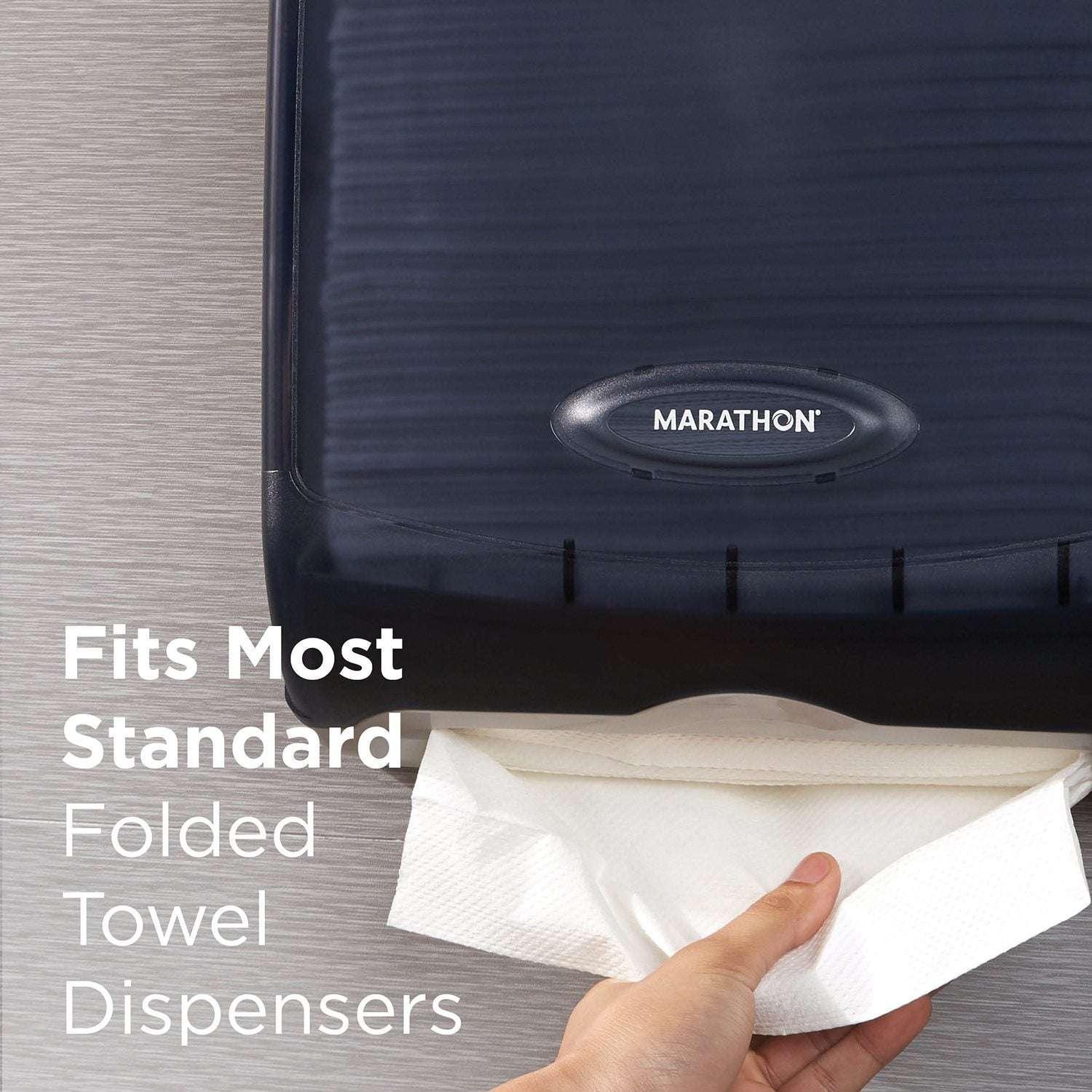 Marathon Multifold 1-Ply White Paper Towels 16 pks., 250 towels/pk - Image 9
