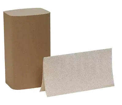 Marathon Singlefold Paper Towels, 1-Ply, 9 1/4" x 10 1/4", Brown 250 towels/pk., 16 pks. - Image 2