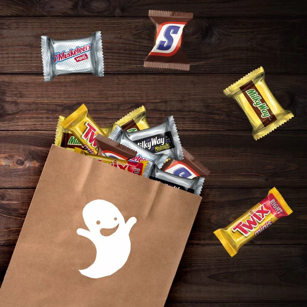 Mars Mixed Snickers, Twix, Milky Way & 3 Musketeers Chocolate Halloween Candy - 125 Ct - Image 6
